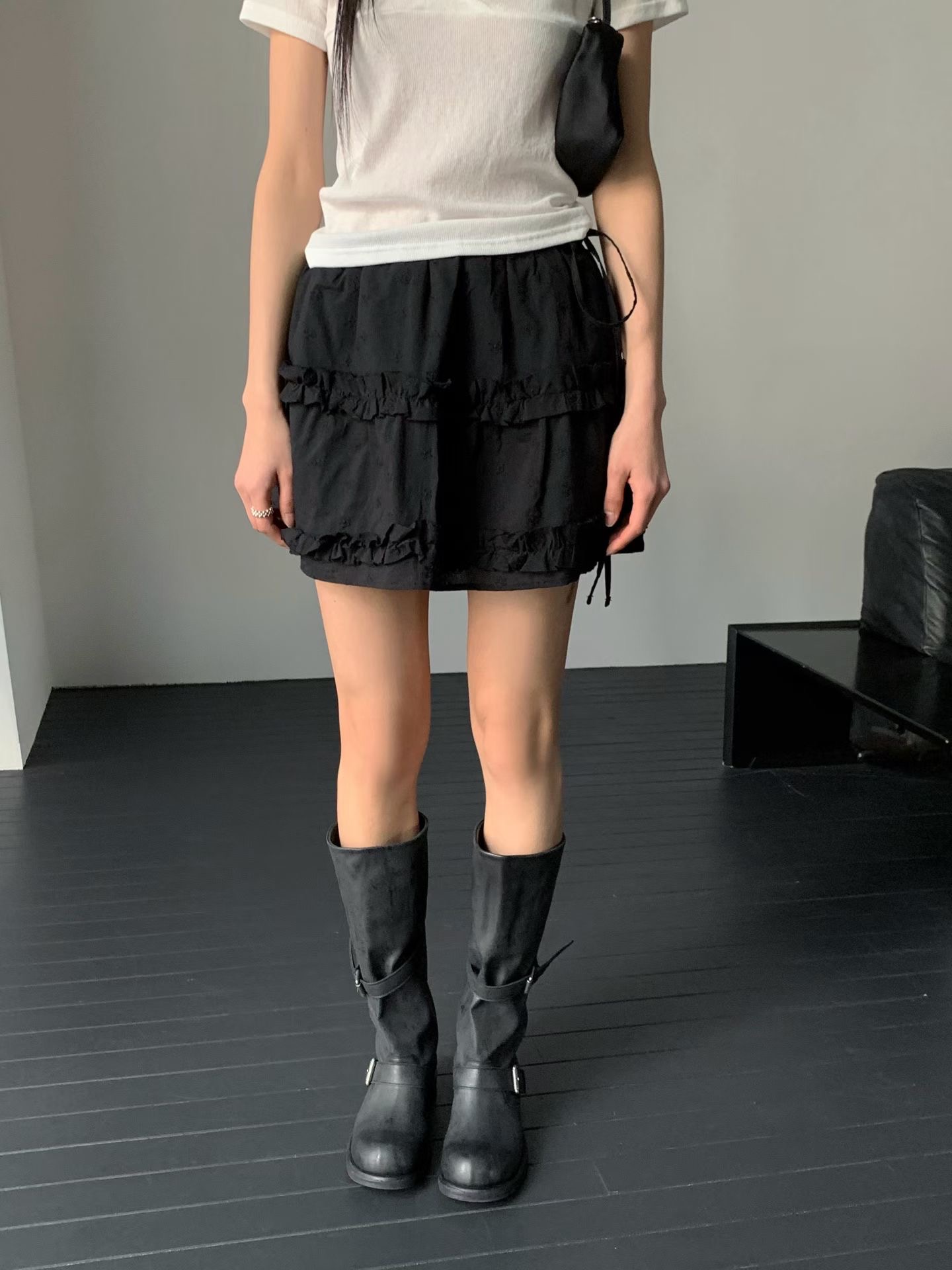 JUNO韓國直郵女裝新款人氣休閑推薦職業時尚26春夏熱賣短裙JUNO短裙圖色2