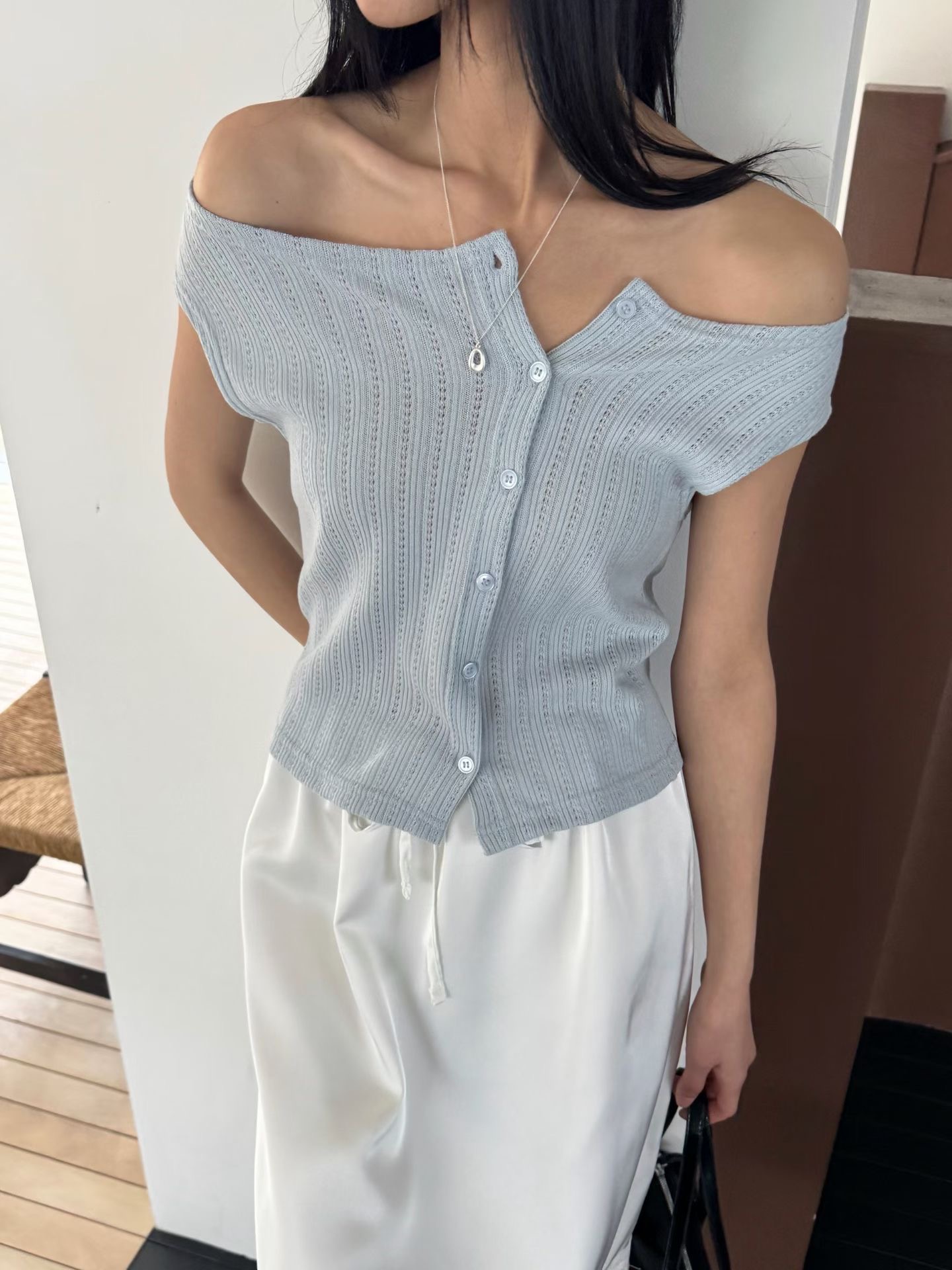 JUNO韓國代購女裝新品休閑推薦職業熱賣真品時尚吊帶背心JUNO吊帶/背心圖色2