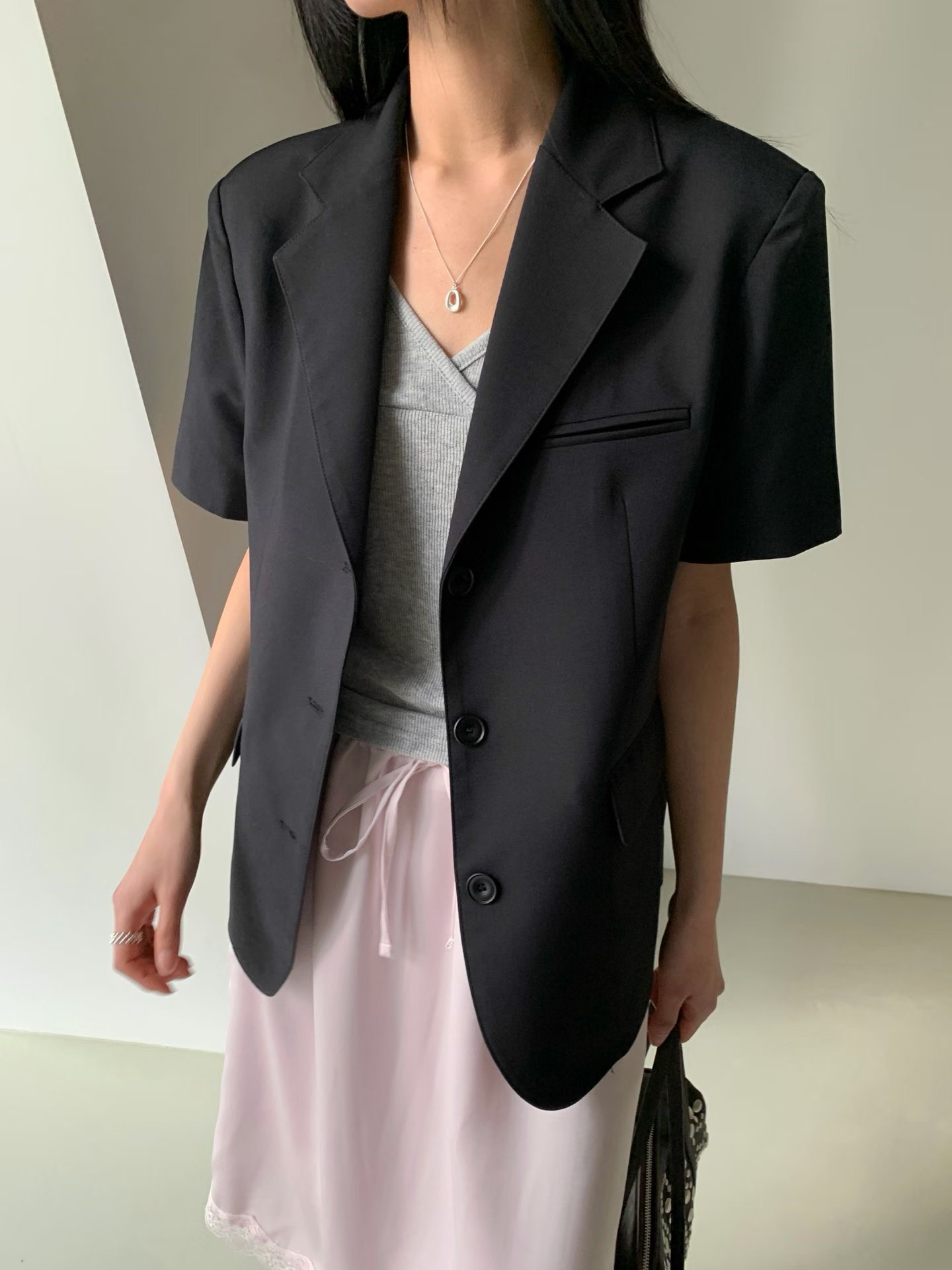 JUNO東大門實拍女士新款26春夏人氣推薦真品休閑熱賣夾克JUNO夾克圖色3