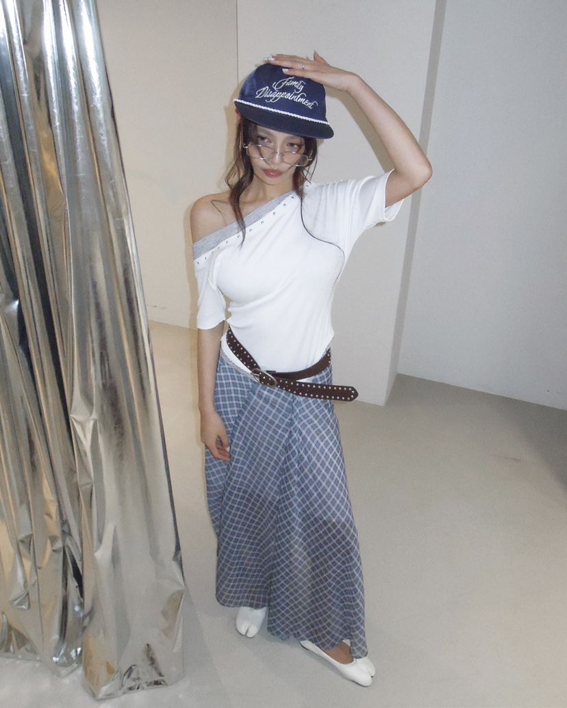 LIVE AID-P韓國直郵女士新品人氣推薦真品職業時尚熱賣T恤LIVE AID-PT恤