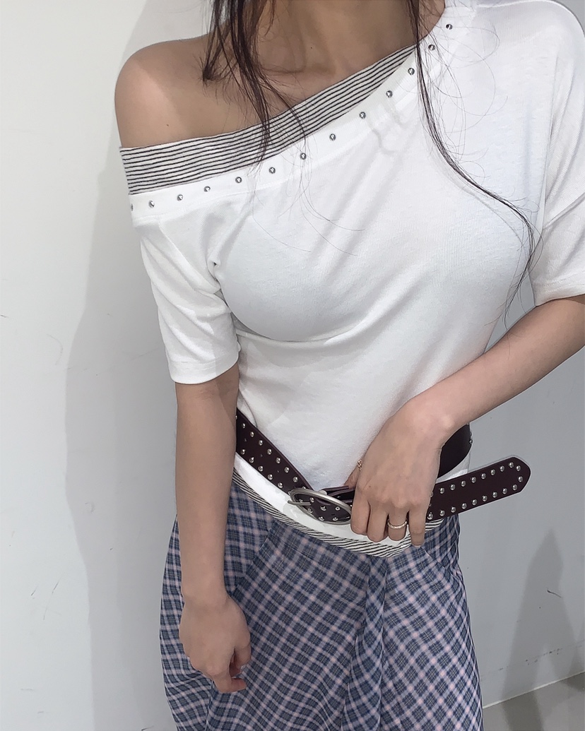 LIVE AID-P韓國直郵女士新品人氣推薦真品職業時尚熱賣T恤LIVE AID-PT恤