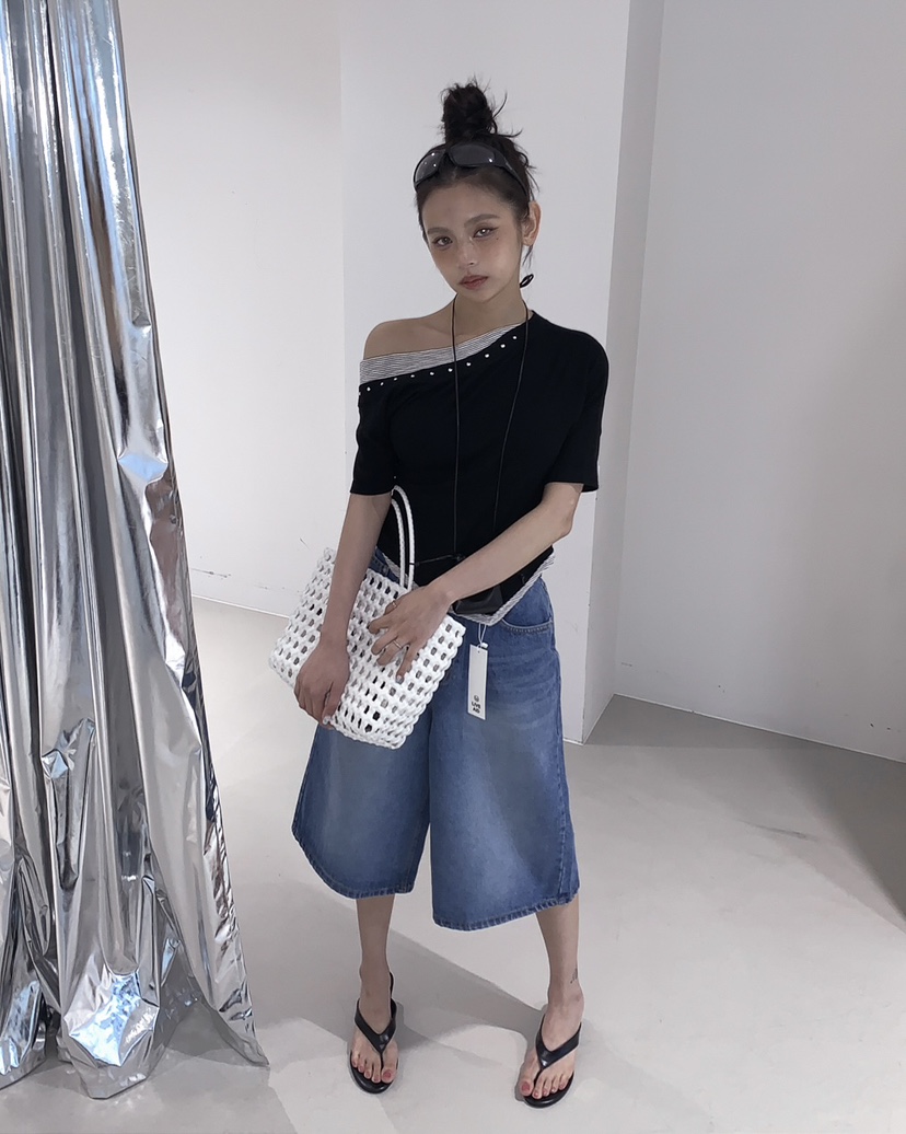 LIVE AID-P韓國直郵女士新品人氣推薦真品職業時尚熱賣T恤LIVE AID-PT恤