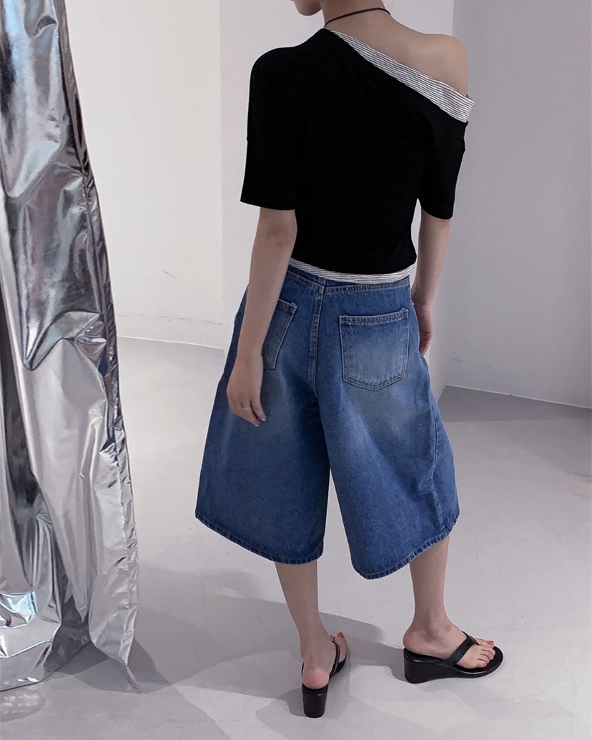 LIVE AID-P韓國直郵女士新品人氣推薦真品職業時尚熱賣T恤LIVE AID-PT恤