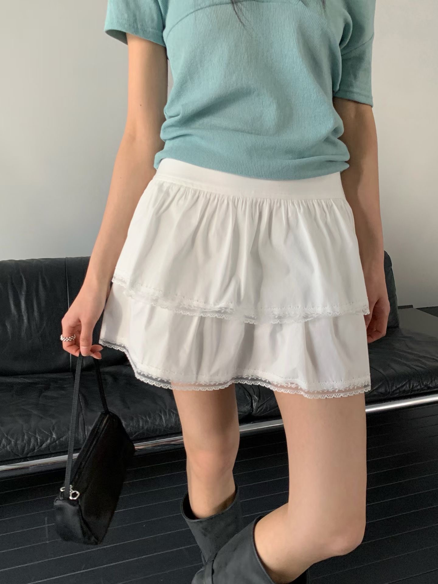 JUNO東大門實拍女士新品職業休閑真品推薦26春夏熱賣短裙JUNO短裙