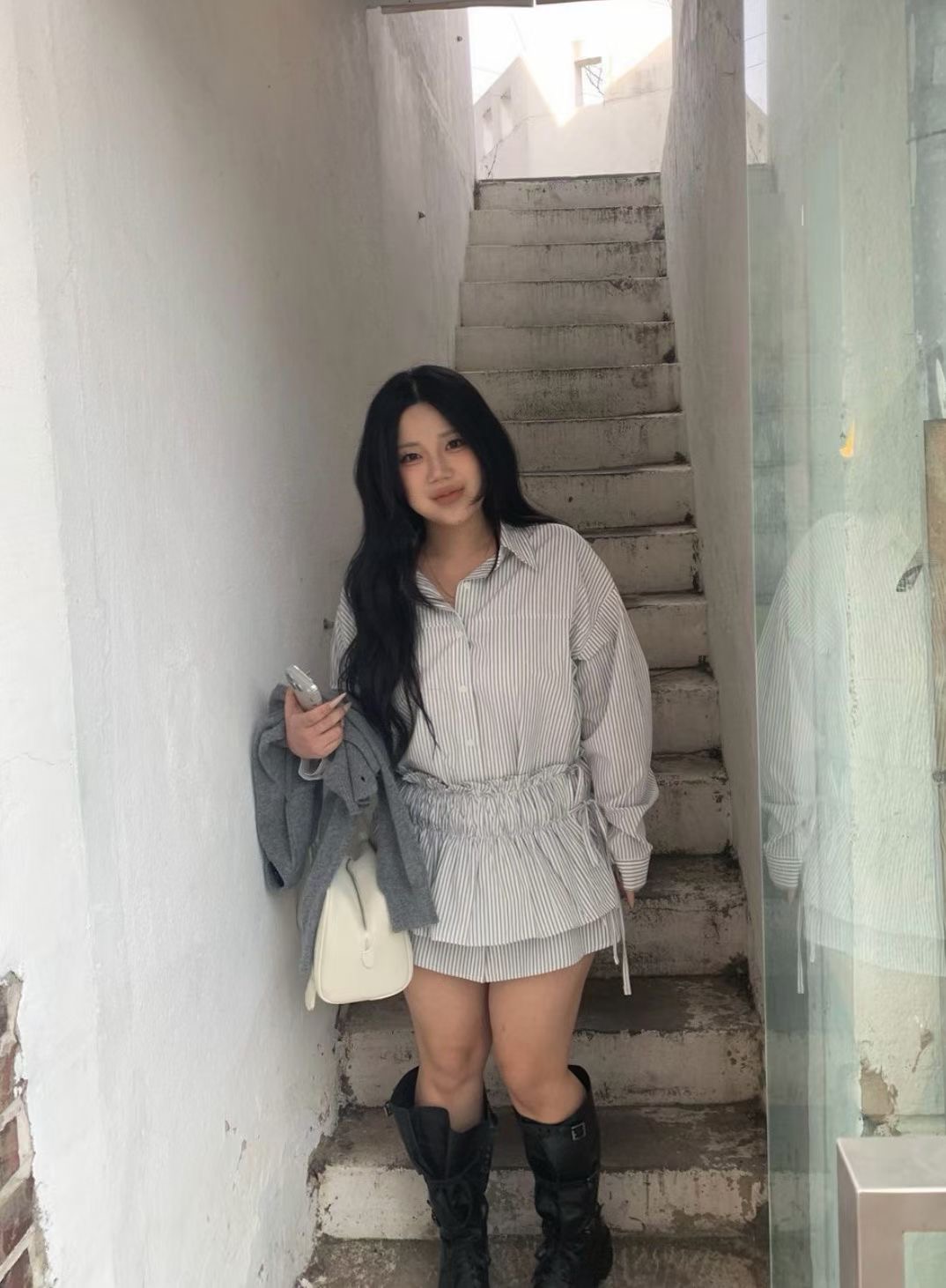 JUNO韓國直郵女士新款推薦26春夏熱賣真品襯衫蕾絲衫套裝JUNO襯衫/蕾絲衫