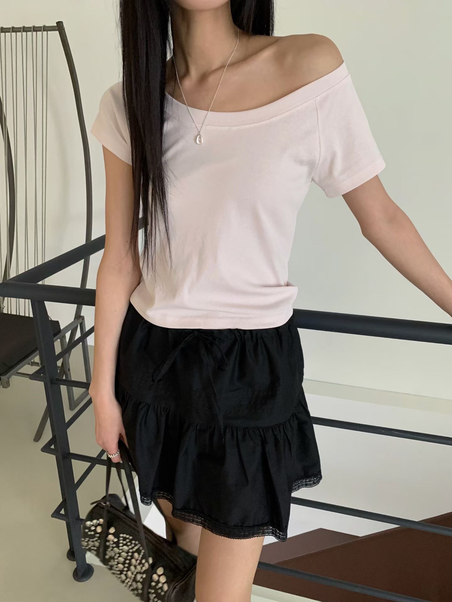 JUNO東大門直郵女裝新款真品職業時尚推薦26春夏熱賣休閑T恤JUNOT恤圖色2