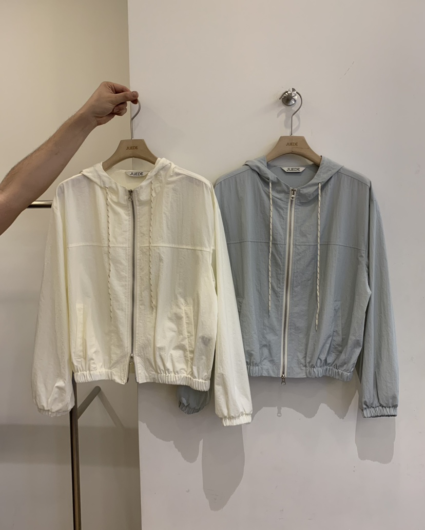 JUEDE東大門實拍女士新款人氣夾克連帽衫JUEDE夾克