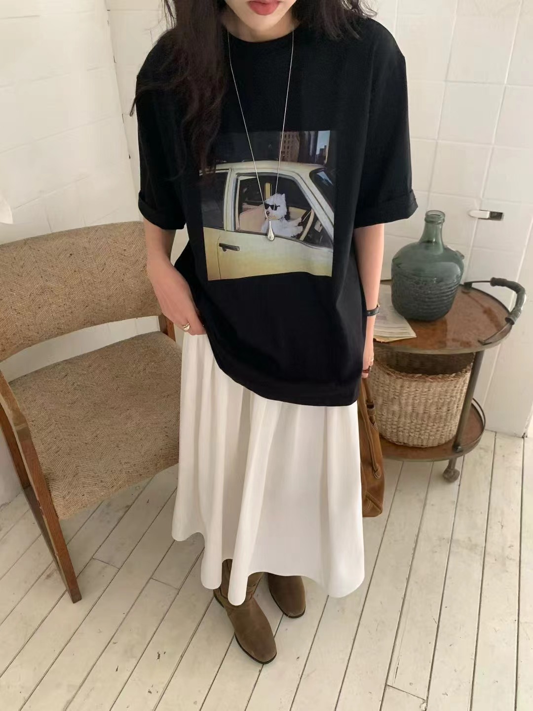 FEVER東大門代購女士新品26春夏時尚真品休閑職業推薦T恤FEVERT恤