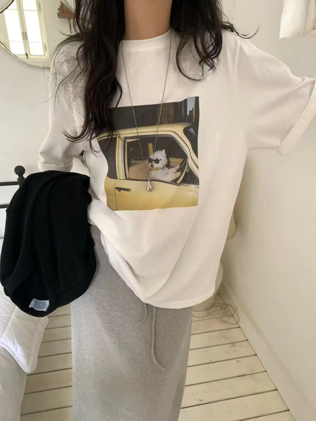 FEVER東大門代購女士新品26春夏時尚真品休閑職業推薦T恤FEVERT恤圖色1