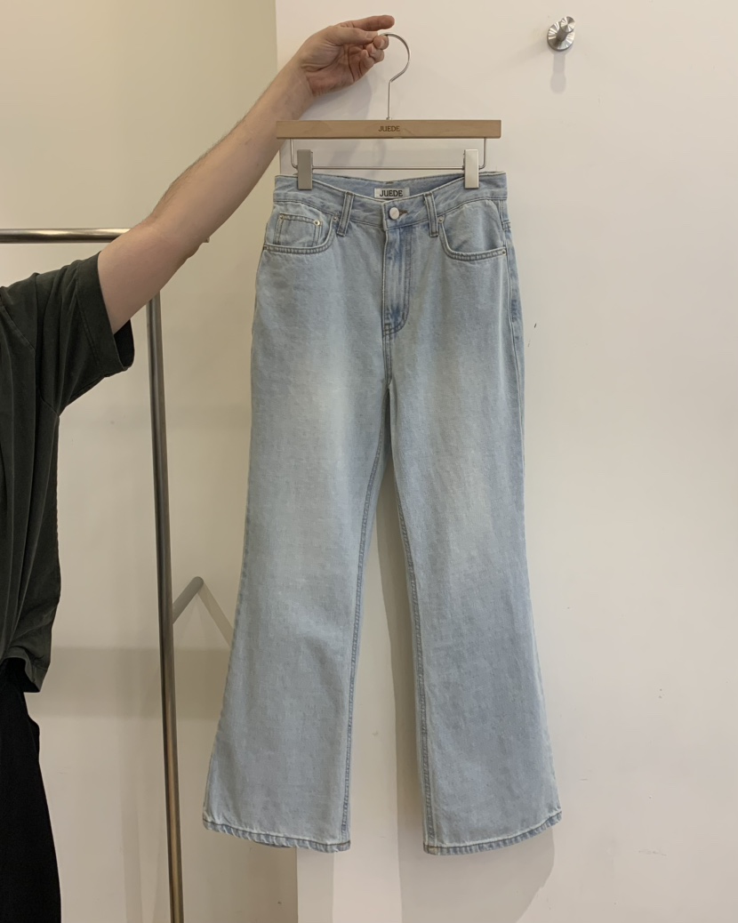 JUEDE東大門實拍女裝新品推薦休閑牛仔褲JUEDE牛仔褲