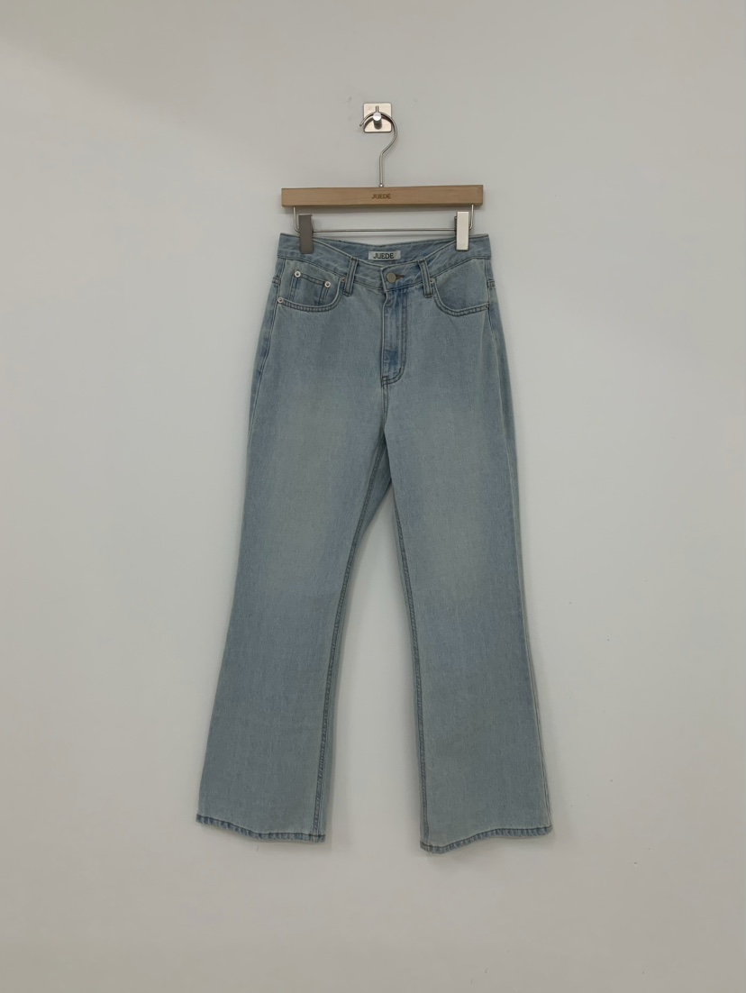 JUEDE東大門實拍女裝新品推薦休閑牛仔褲JUEDE牛仔褲圖色1