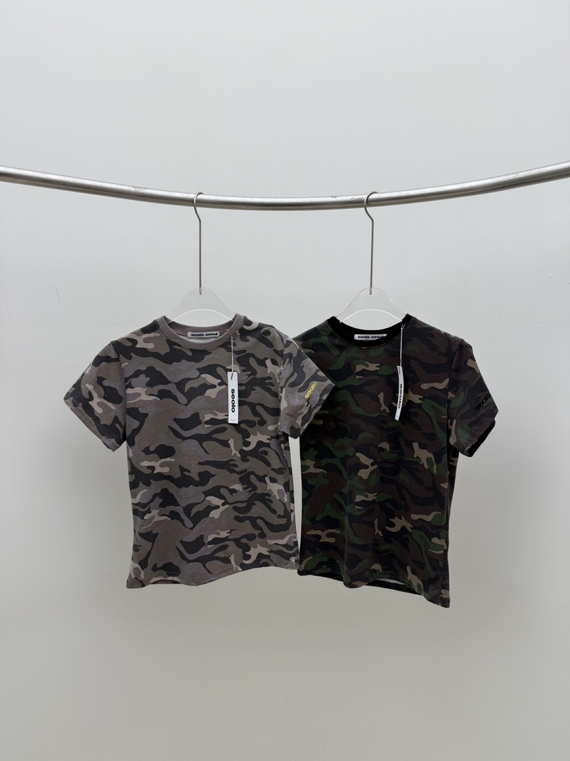 SEOLO東大門直郵女裝新款熱賣人氣職業推薦真品T恤刺繡迷彩Seolo seoulT恤
