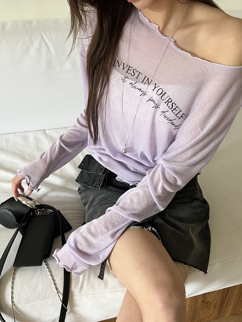 SPECIAL東大門實拍女士新品26春夏時尚職業長袖T恤不含內搭SPECIAL長袖T恤圖色5