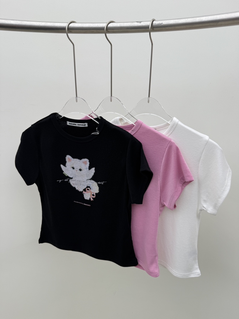 SEOLO東大門實拍女士新品26春夏推薦真品人氣職業熱賣T恤Seolo seoulT恤