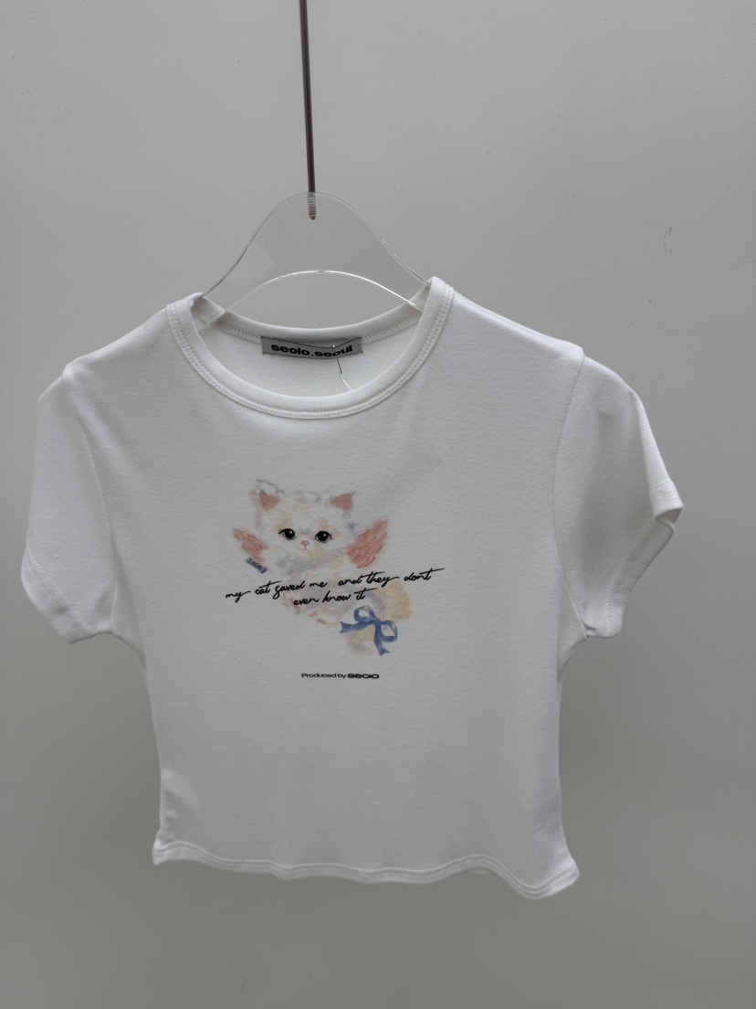 SEOLO東大門實拍女士新品26春夏推薦真品人氣職業熱賣T恤Seolo seoulT恤