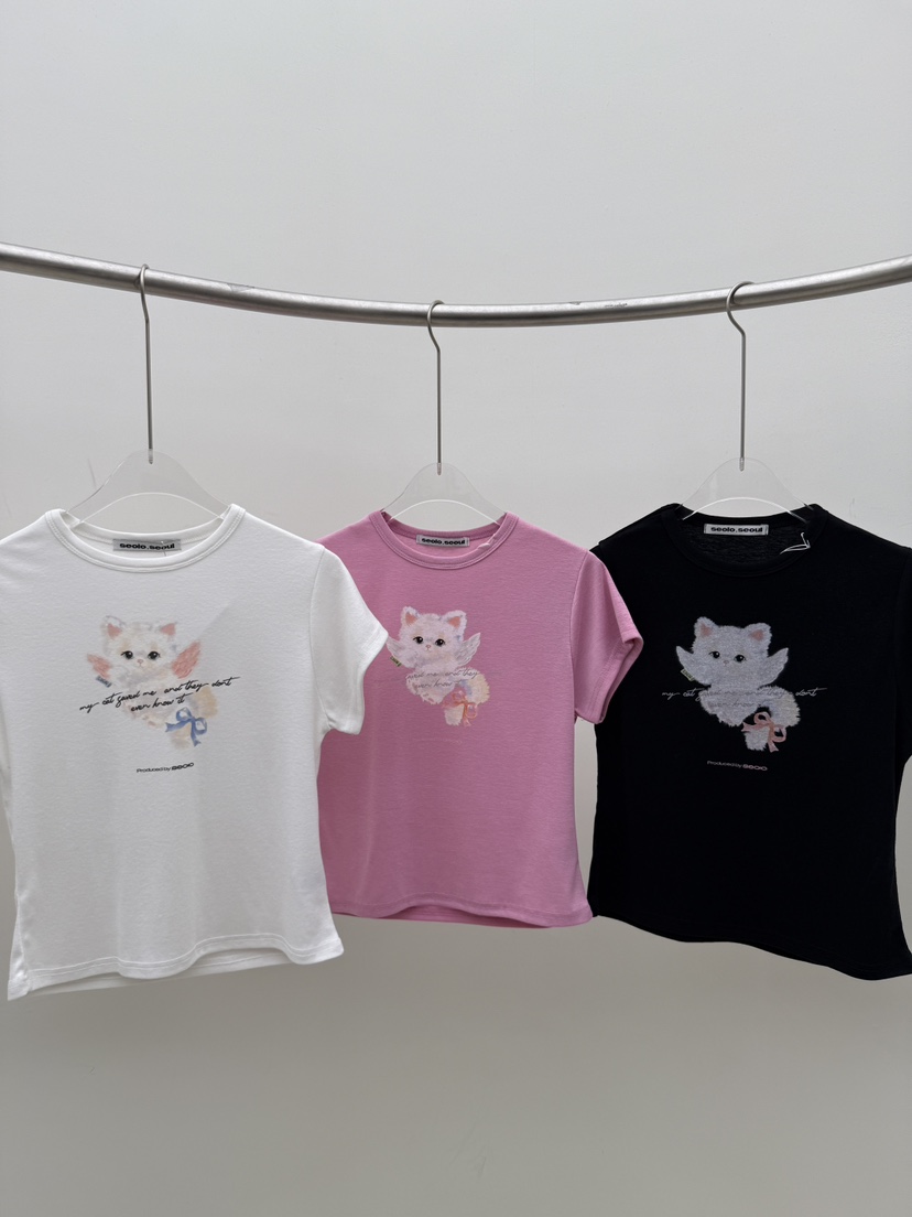 SEOLO東大門實拍女士新品26春夏推薦真品人氣職業熱賣T恤Seolo seoulT恤