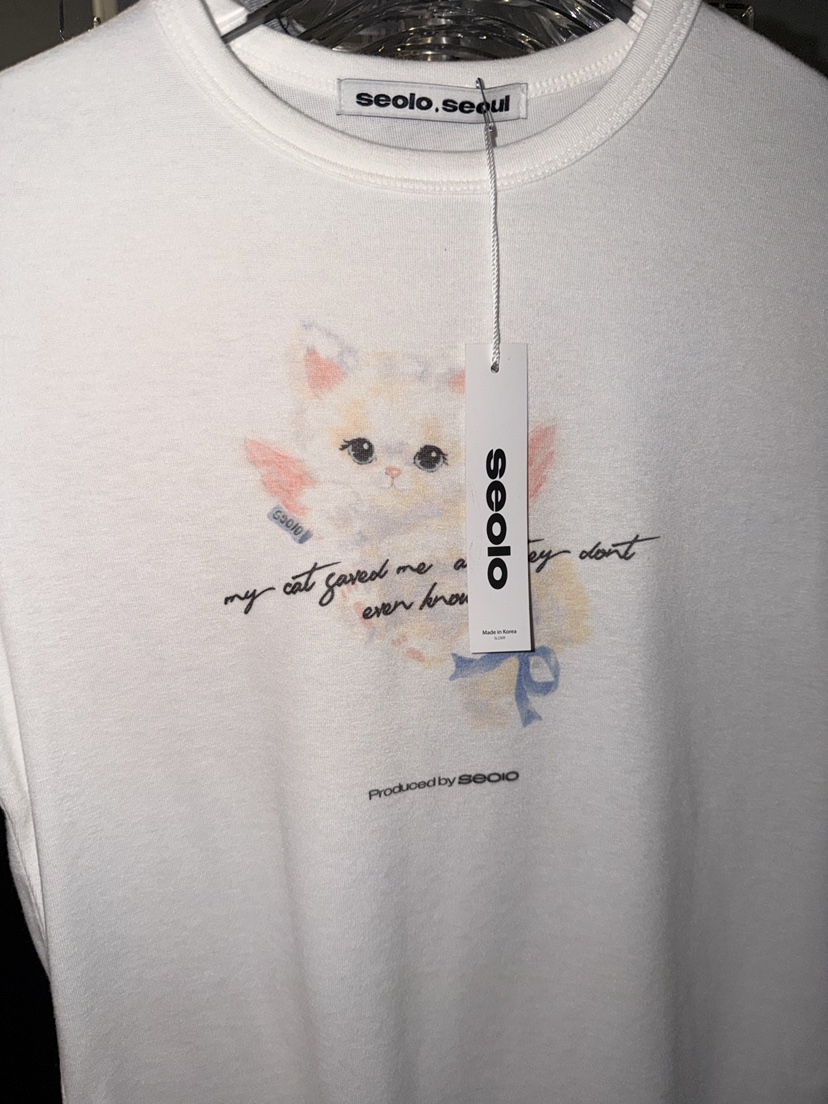 SEOLO東大門實拍女士新品26春夏推薦真品人氣職業熱賣T恤Seolo seoulT恤