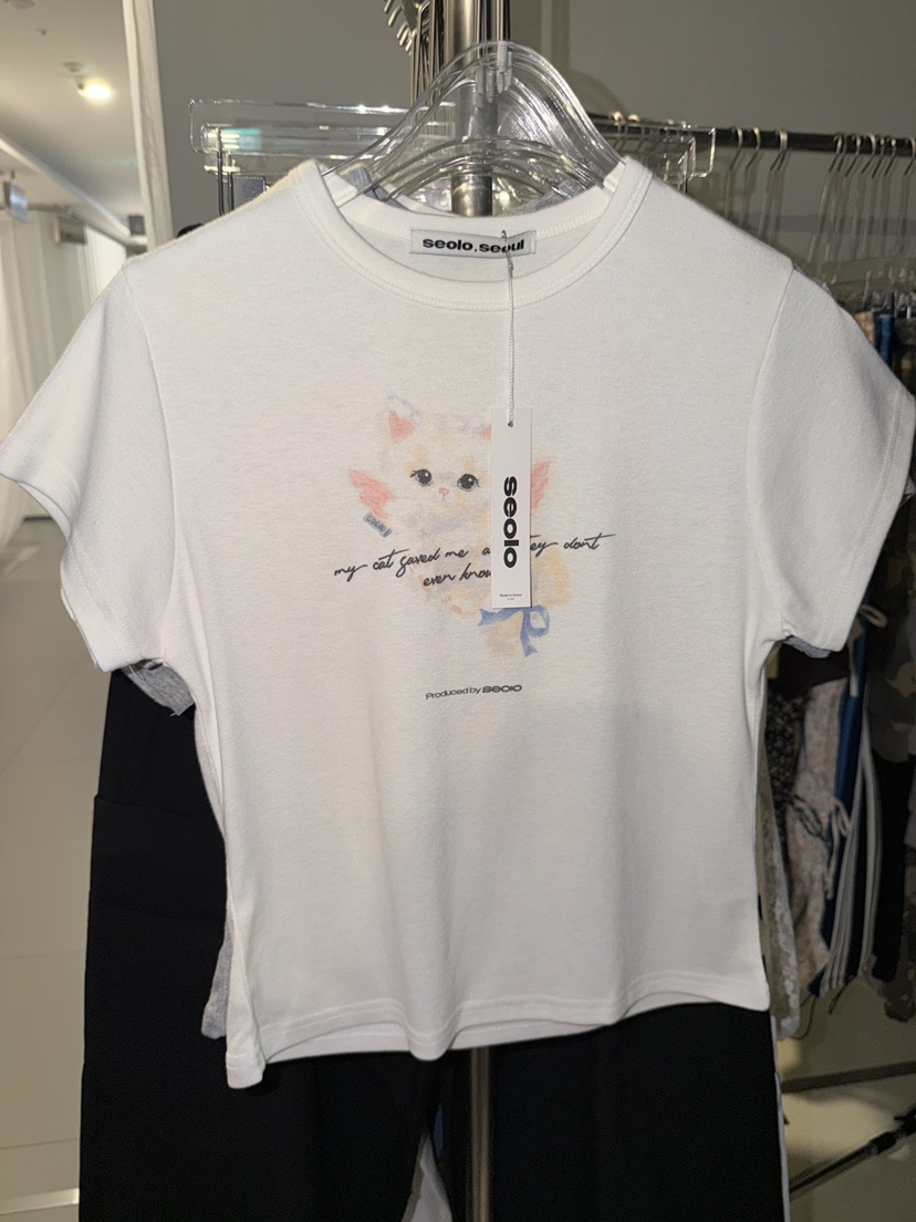 SEOLO東大門實拍女士新品26春夏推薦真品人氣職業熱賣T恤Seolo seoulT恤圖色1