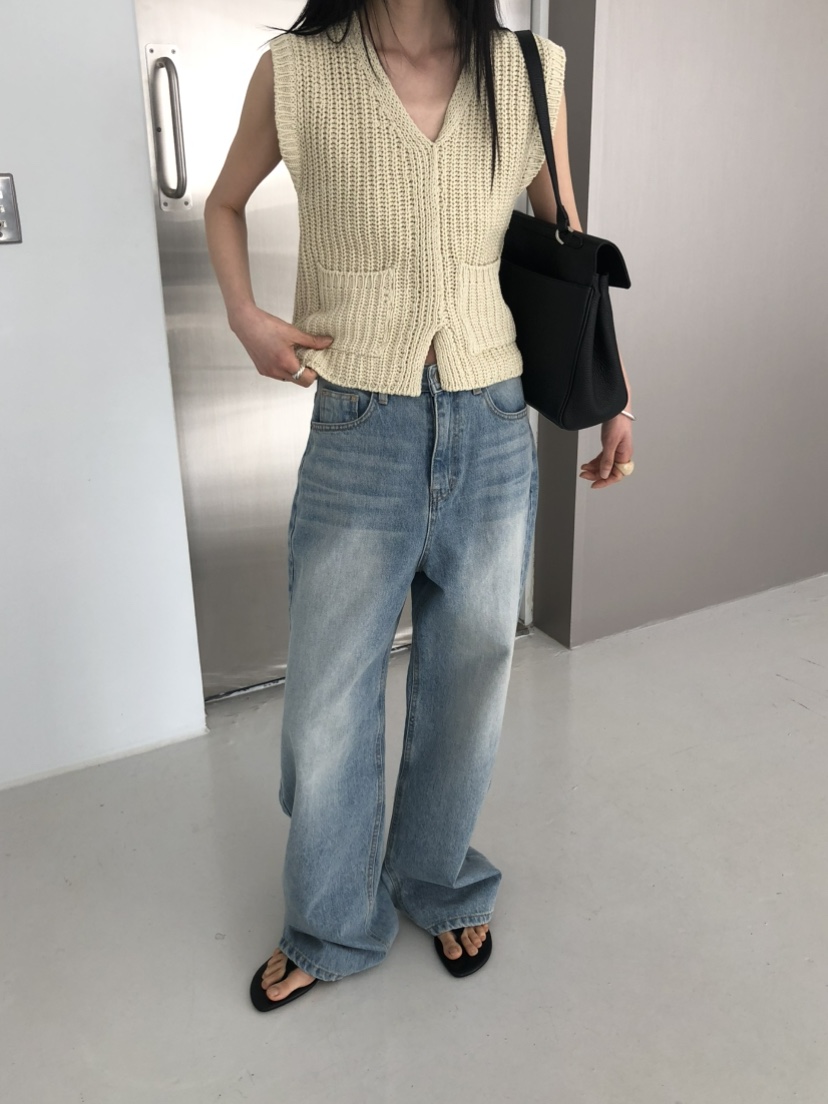 MOVENNE韓國直郵女士新款職業人氣熱賣休閑時尚26春夏馬甲MOVENNE馬甲