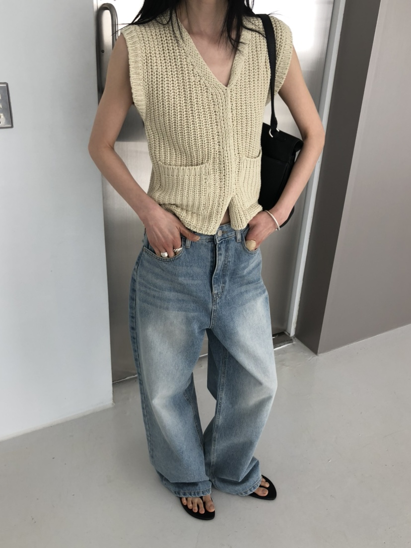 MOVENNE韓國直郵女士新款職業人氣熱賣休閑時尚26春夏馬甲MOVENNE馬甲