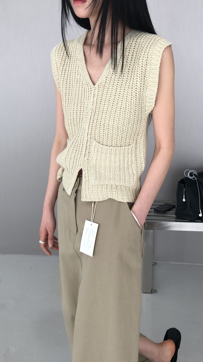 MOVENNE韓國直郵女士新款職業人氣熱賣休閑時尚26春夏馬甲MOVENNE馬甲