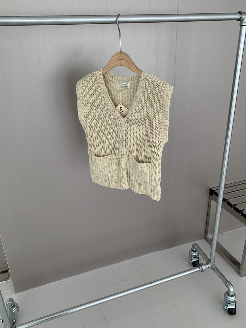 MOVENNE韓國直郵女士新款職業人氣熱賣休閑時尚26春夏馬甲MOVENNE馬甲