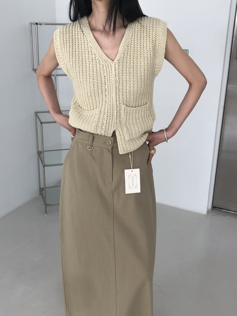 MOVENNE韓國直郵女士新款職業人氣熱賣休閑時尚26春夏馬甲MOVENNE馬甲