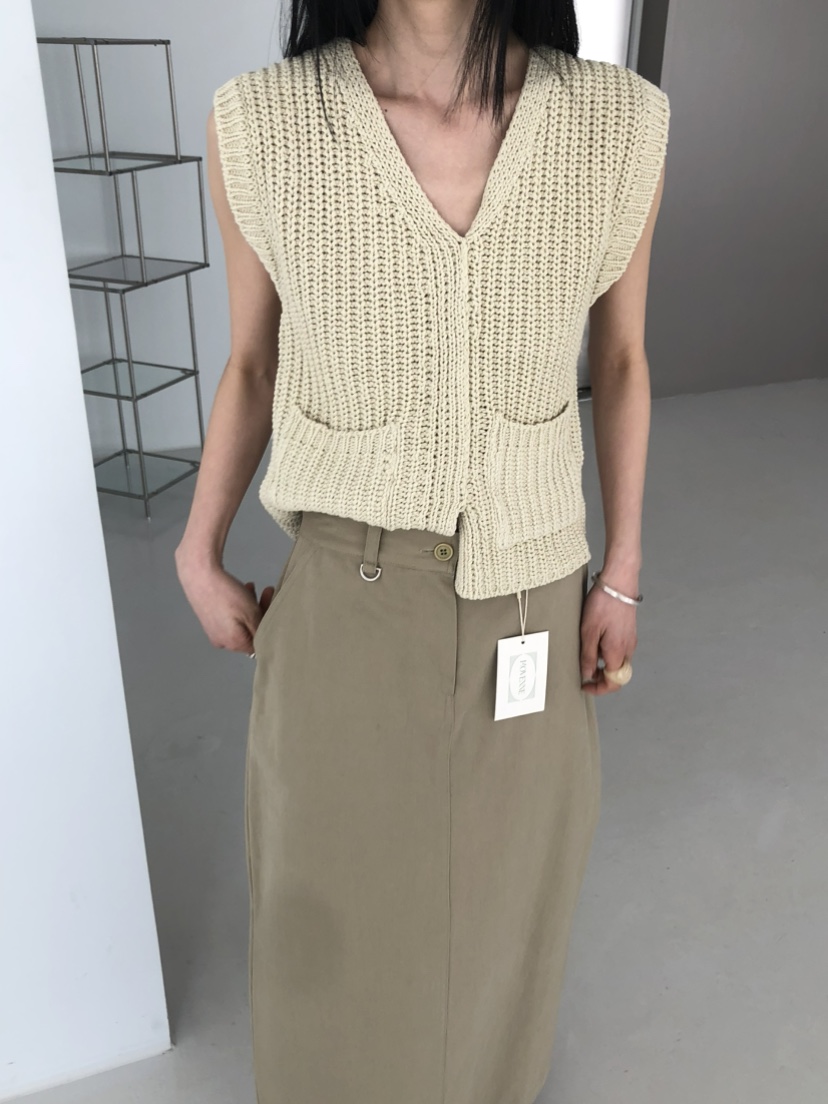 MOVENNE韓國直郵女士新款職業人氣熱賣休閑時尚26春夏馬甲MOVENNE馬甲