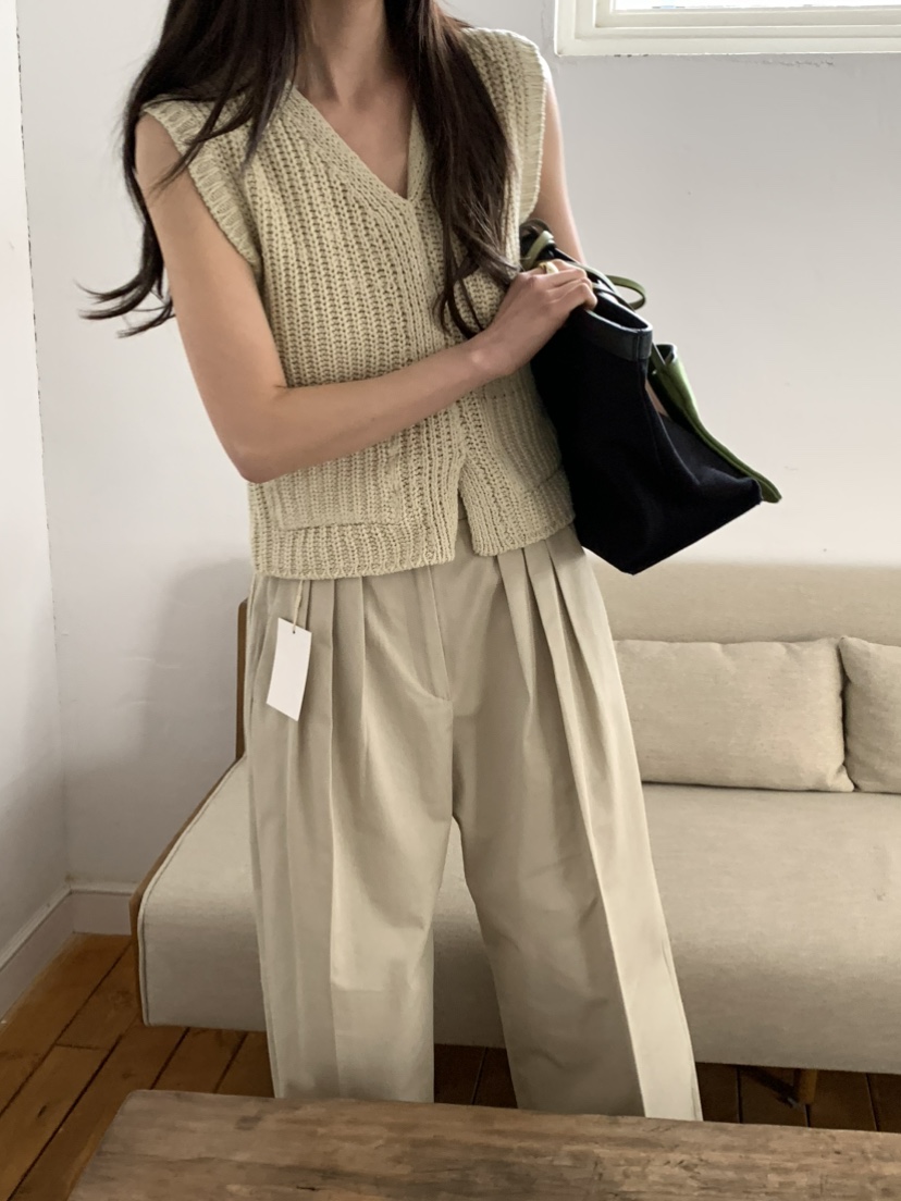 MOVENNE韓國直郵女士新款職業人氣熱賣休閑時尚26春夏馬甲MOVENNE馬甲