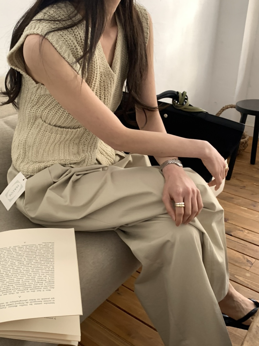 MOVENNE韓國直郵女士新款職業人氣熱賣休閑時尚26春夏馬甲MOVENNE馬甲