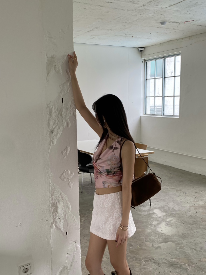 OUPPT韓國直郵女士新款時尚休閑職業真品26春夏人氣熱賣短裙OUPPT短裙