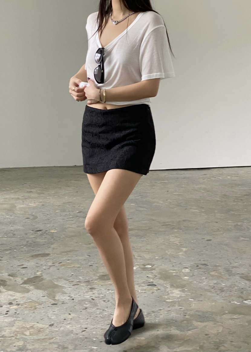 OUPPT韓國直郵女士新款時尚休閑職業真品26春夏人氣熱賣短裙OUPPT短裙圖色2