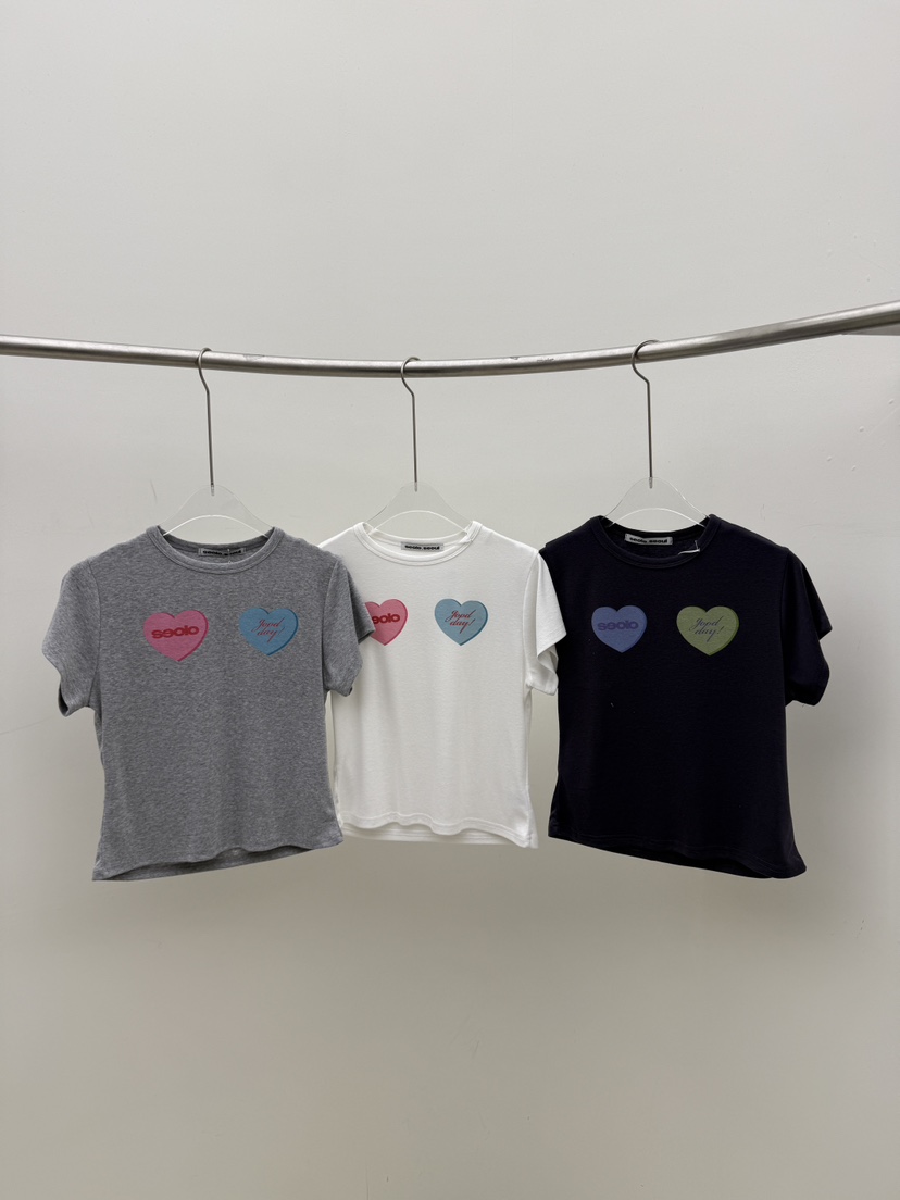 SEOLO韓國直郵女裝新品熱賣推薦職業26春夏休閑真品時尚T恤Seolo seoulT恤