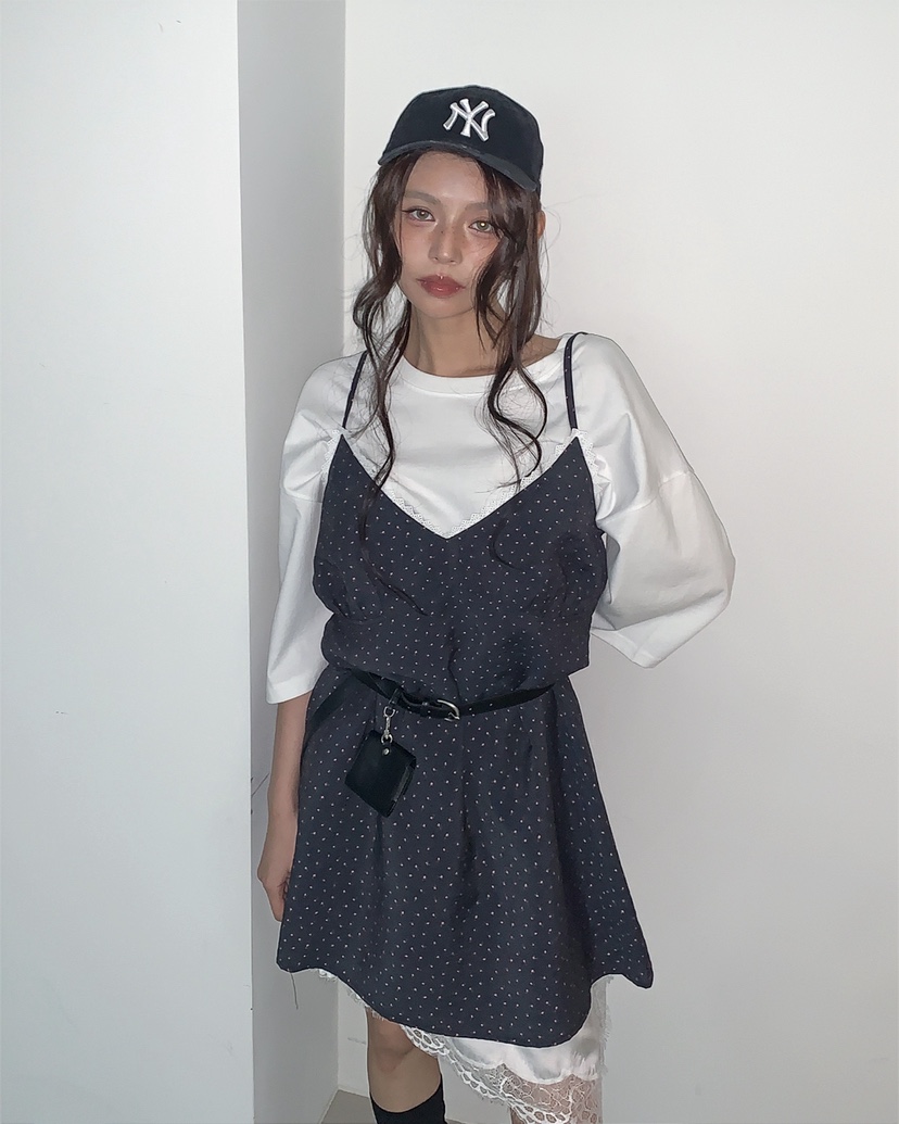 LIVE AID-P韓國直郵女裝新款人氣推薦熱賣真品休閑連衣裙LIVE AID-P連衣裙