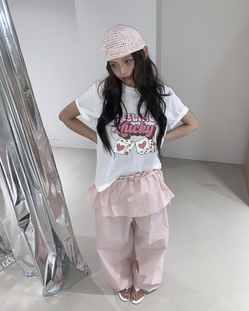 LIVE AID-P東大門直郵女士新款熱賣休閑時尚裙褲含腰繩LIVE AID-P裙褲