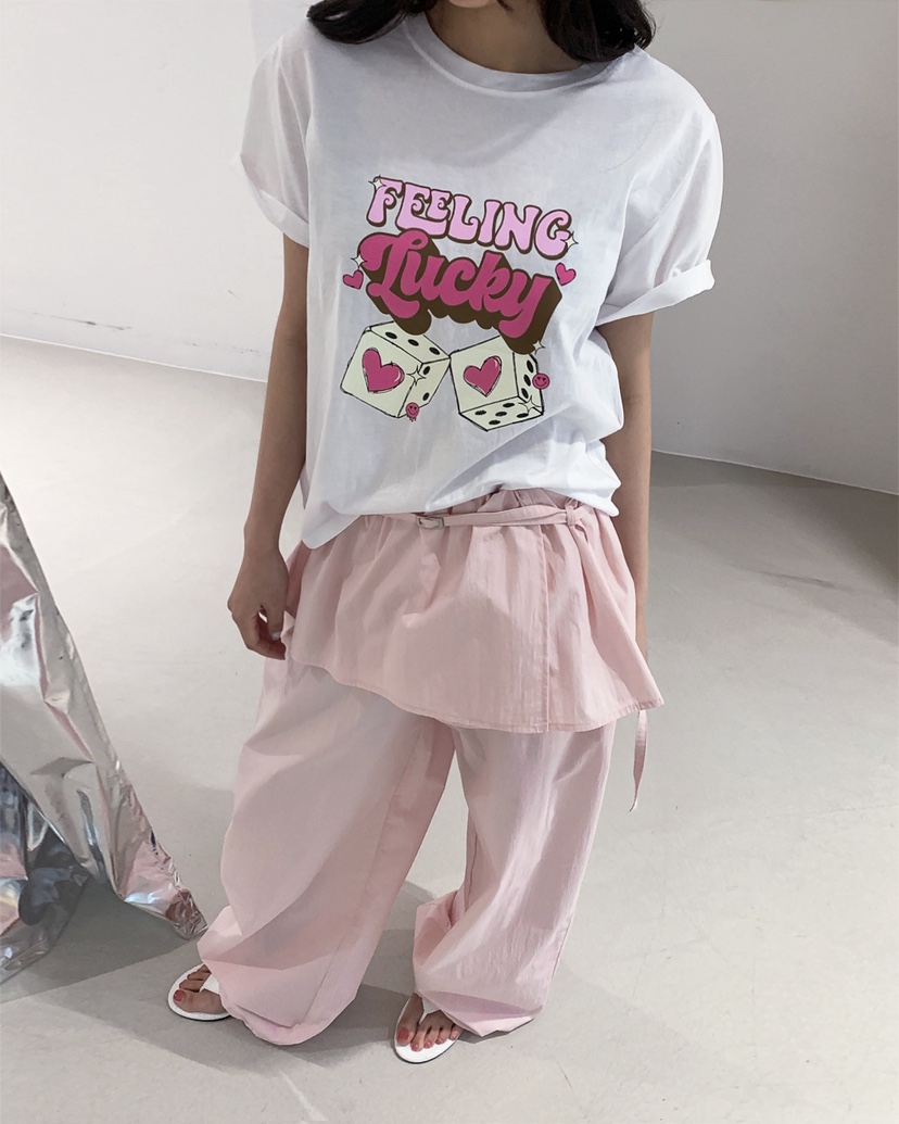 LIVE AID-P東大門直郵女士新款熱賣休閑時尚裙褲含腰繩LIVE AID-P裙褲