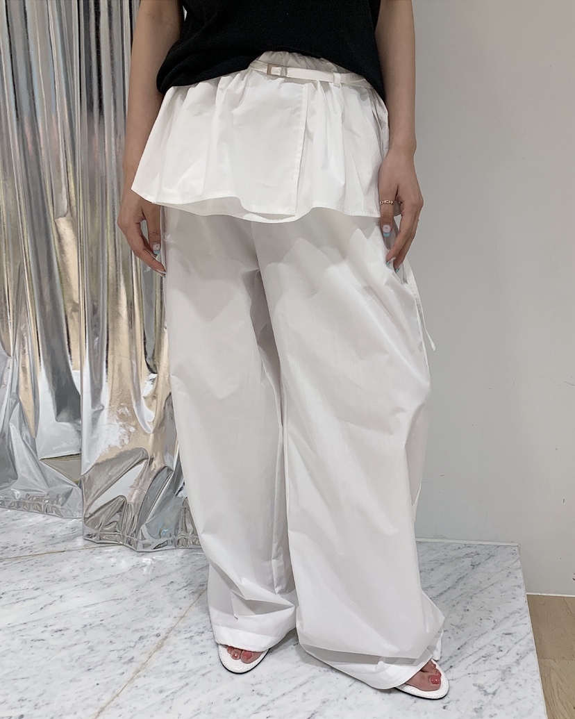 LIVE AID-P東大門直郵女士新款熱賣休閑時尚裙褲含腰繩LIVE AID-P裙褲