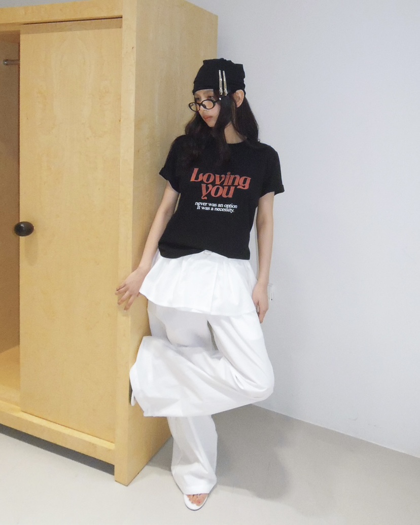 LIVE AID-P東大門直郵女士新款熱賣休閑時尚裙褲含腰繩LIVE AID-P裙褲