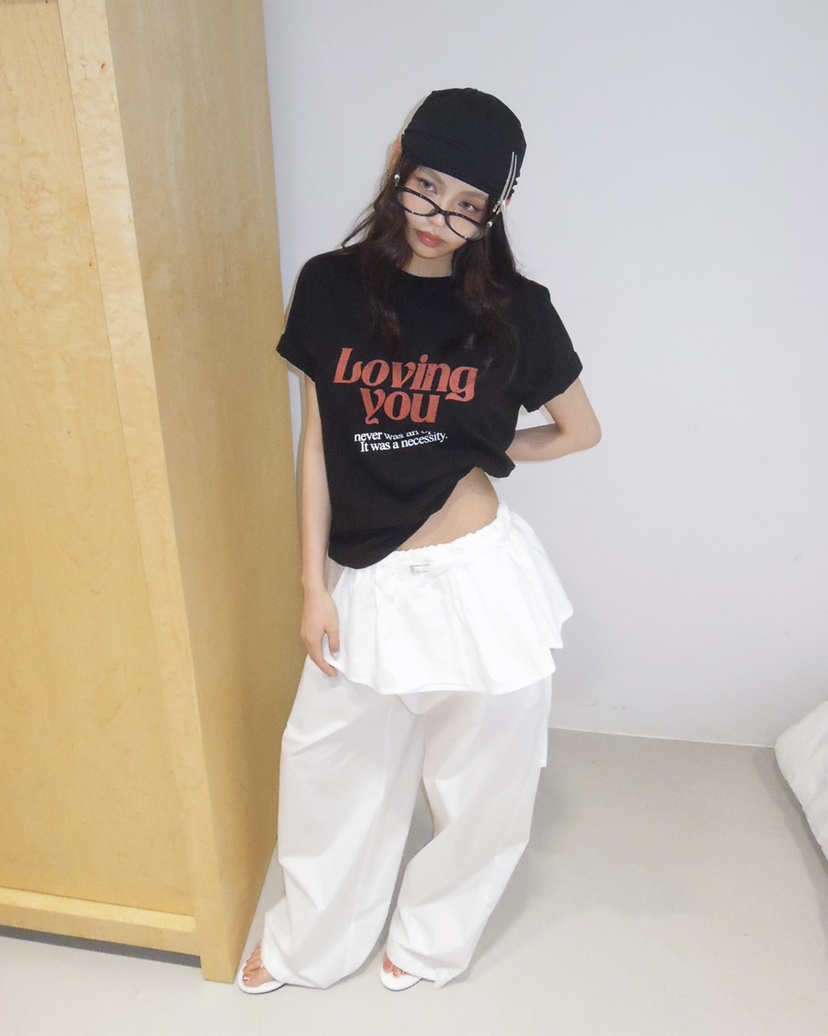 LIVE AID-P東大門直郵女士新款熱賣休閑時尚裙褲含腰繩LIVE AID-P裙褲