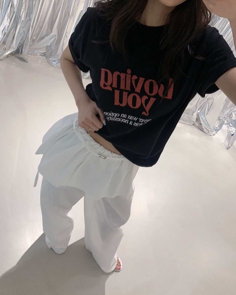 LIVE AID-P東大門直郵女士新款熱賣休閑時尚裙褲含腰繩LIVE AID-P裙褲