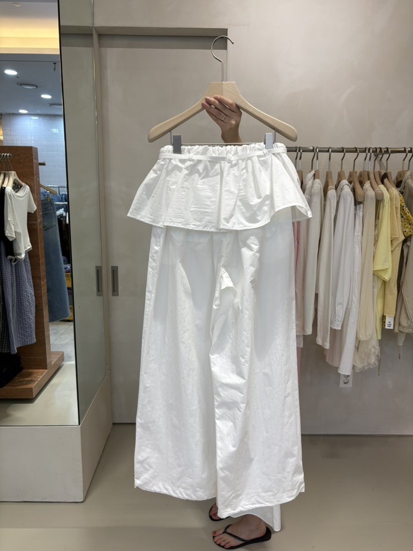 LIVE AID-P東大門直郵女士新款熱賣休閑時尚裙褲含腰繩LIVE AID-P裙褲