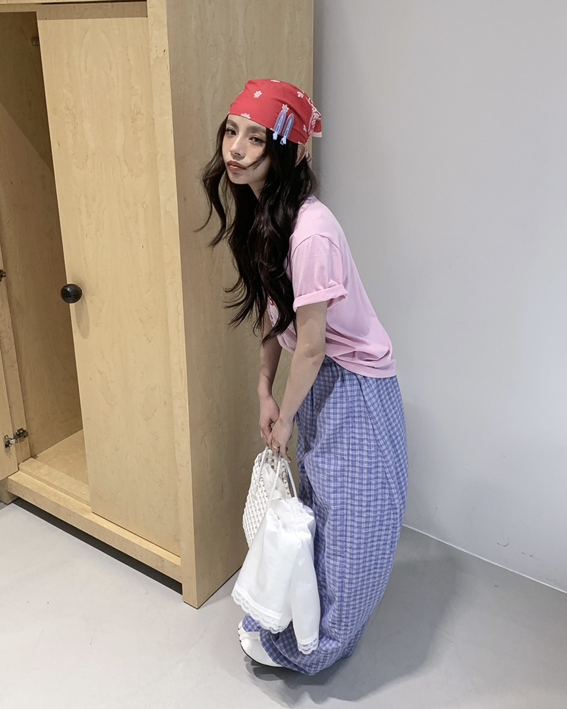 LIVE AID-P韓國代購女裝新品26春夏職業時尚真品休閑褲LIVE AID-P休閑褲