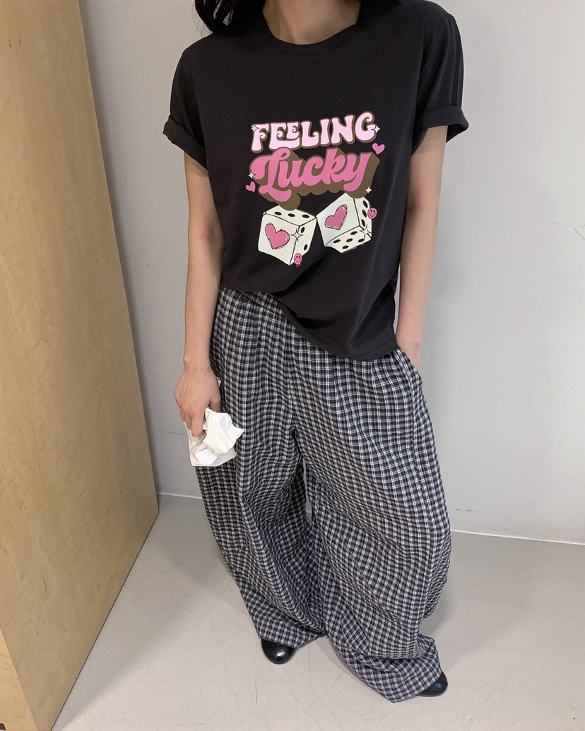 LIVE AID-P韓國代購女裝新品26春夏職業時尚真品休閑褲LIVE AID-P休閑褲