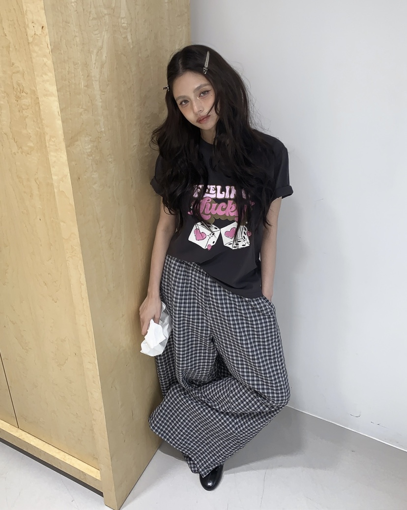 LIVE AID-P韓國代購女裝新品26春夏職業時尚真品休閑褲LIVE AID-P休閑褲