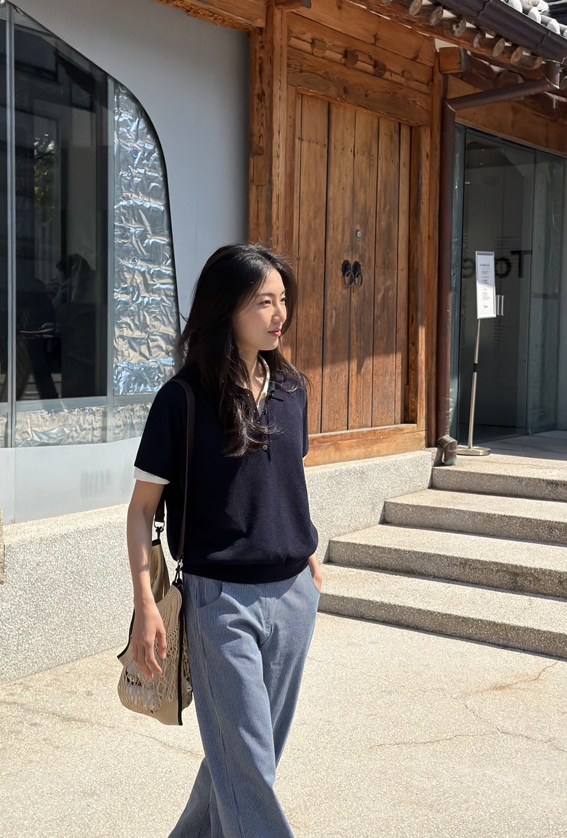 AMY GRACE-A韓國直郵實拍女裝新品職業26春夏，26夏季針織衫AMY GRACE-A針織衫