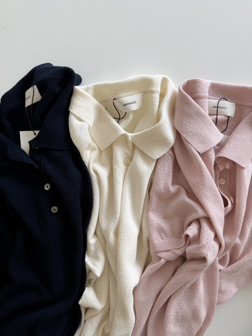 AMY GRACE-A韓國直郵實拍女裝新品職業26春夏，26夏季針織衫AMY GRACE-A針織衫