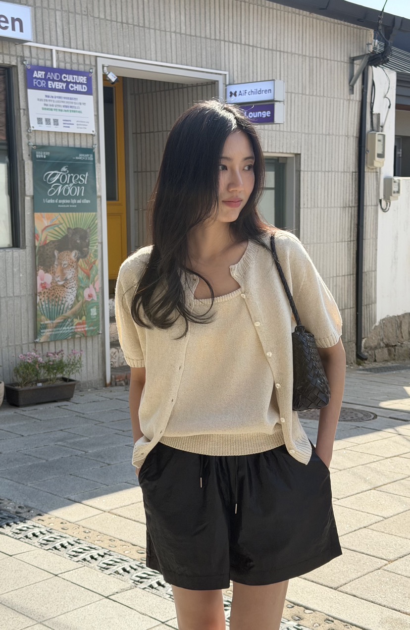 AMY GRACE-A韓國直郵女裝新品人氣時尚休閑26春夏，26夏季短褲AMY GRACE-A短褲