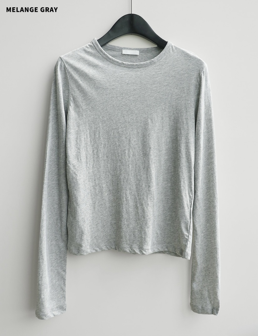 CURVY韓國直郵女裝新款26春夏，26夏季休閑時尚熱賣長袖T恤CURVY長袖T恤圖色2