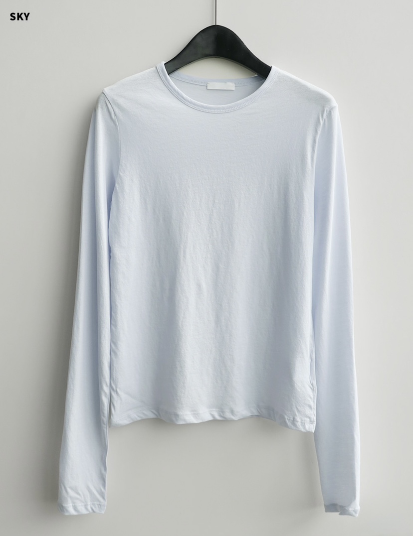 CURVY韓國直郵女裝新款26春夏，26夏季休閑時尚熱賣長袖T恤CURVY長袖T恤圖色6