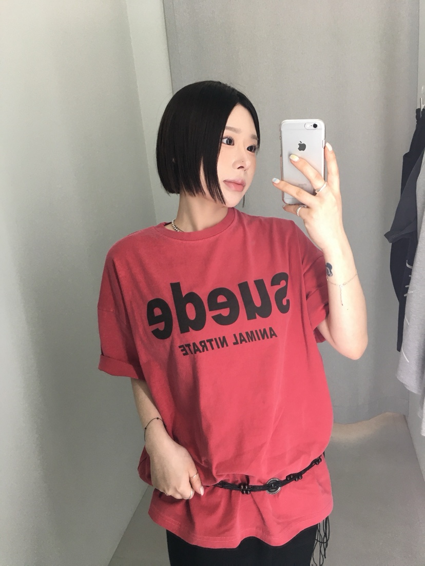 KSUBI東大門實拍韓國女士新品推薦時尚人氣職業休閑26春夏，26夏季T恤BURROW/ARaakieT恤